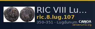 RIC VIII Lugdunum 107 — CANOA