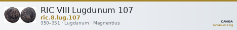 RIC VIII Lugdunum 107 — CANOA
