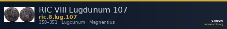 RIC VIII Lugdunum 107 — CANOA