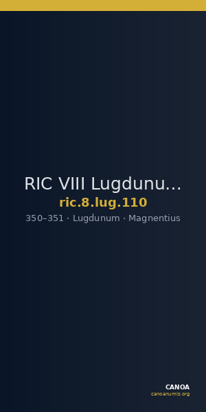 RIC VIII Lugdunum 110 — CANOA
