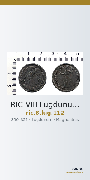 RIC VIII Lugdunum 112 — CANOA