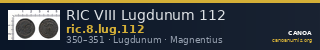 RIC VIII Lugdunum 112 — CANOA