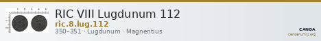 RIC VIII Lugdunum 112 — CANOA