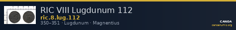 RIC VIII Lugdunum 112 — CANOA