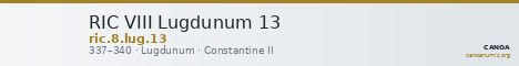 RIC VIII Lugdunum 13 — CANOA