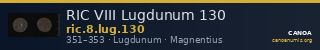 RIC VIII Lugdunum 130 — CANOA