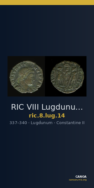 RIC VIII Lugdunum 14 — CANOA
