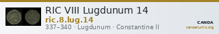 RIC VIII Lugdunum 14 — CANOA