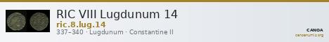RIC VIII Lugdunum 14 — CANOA