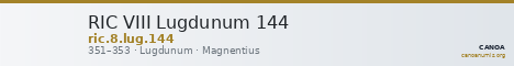 RIC VIII Lugdunum 144 — CANOA