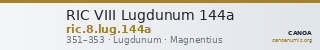 RIC VIII Lugdunum 144a — CANOA