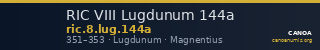 RIC VIII Lugdunum 144a — CANOA