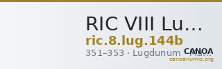 RIC VIII Lugdunum 144b — CANOA