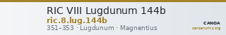 RIC VIII Lugdunum 144b — CANOA