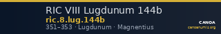 RIC VIII Lugdunum 144b — CANOA