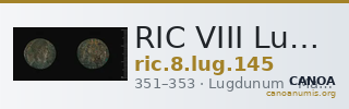 RIC VIII Lugdunum 145 — CANOA