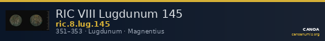 RIC VIII Lugdunum 145 — CANOA
