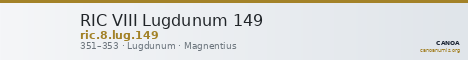 RIC VIII Lugdunum 149 — CANOA