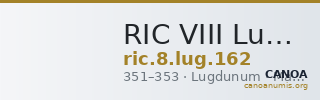 RIC VIII Lugdunum 162 — CANOA