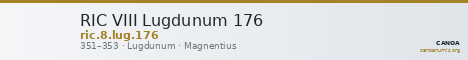 RIC VIII Lugdunum 176 — CANOA