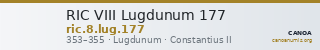 RIC VIII Lugdunum 177 — CANOA