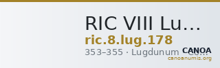 RIC VIII Lugdunum 178 — CANOA