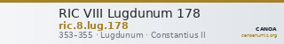 RIC VIII Lugdunum 178 — CANOA