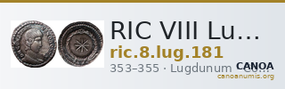 RIC VIII Lugdunum 181 — CANOA