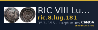 RIC VIII Lugdunum 181 — CANOA