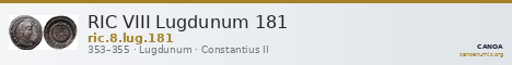 RIC VIII Lugdunum 181 — CANOA
