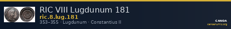RIC VIII Lugdunum 181 — CANOA