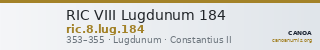 RIC VIII Lugdunum 184 — CANOA