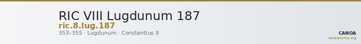 RIC VIII Lugdunum 187 — CANOA