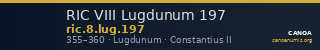 RIC VIII Lugdunum 197 — CANOA