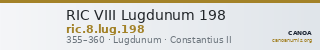 RIC VIII Lugdunum 198 — CANOA