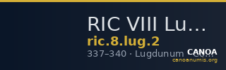 RIC VIII Lugdunum 2 — CANOA