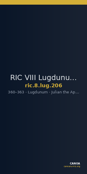 RIC VIII Lugdunum 206 — CANOA