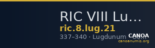 RIC VIII Lugdunum 21 — CANOA