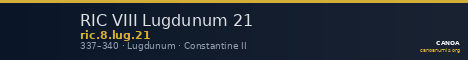 RIC VIII Lugdunum 21 — CANOA