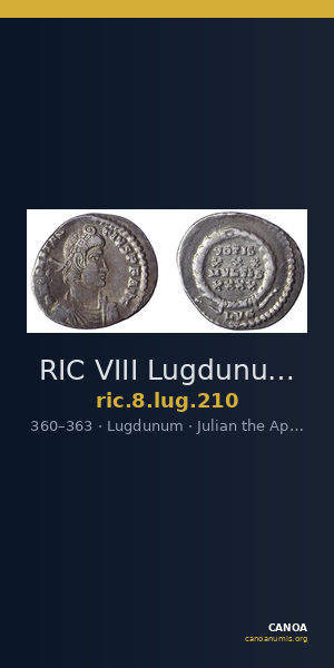 RIC VIII Lugdunum 210 — CANOA