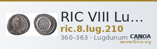 RIC VIII Lugdunum 210 — CANOA