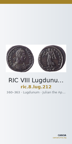 RIC VIII Lugdunum 212 — CANOA