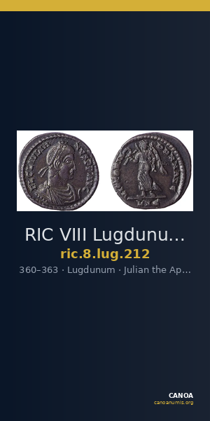 RIC VIII Lugdunum 212 — CANOA