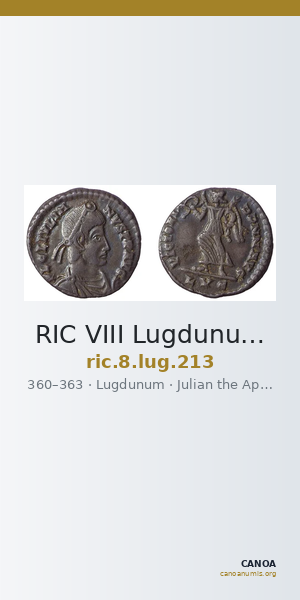 RIC VIII Lugdunum 213 — CANOA