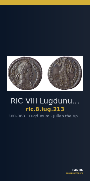 RIC VIII Lugdunum 213 — CANOA