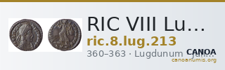 RIC VIII Lugdunum 213 — CANOA