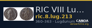 RIC VIII Lugdunum 213 — CANOA