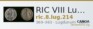 RIC VIII Lugdunum 214 — CANOA
