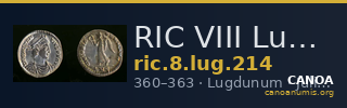 RIC VIII Lugdunum 214 — CANOA