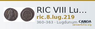 RIC VIII Lugdunum 219 — CANOA
